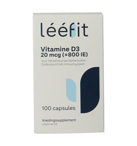 Leefit Vitamine D3 20mcg