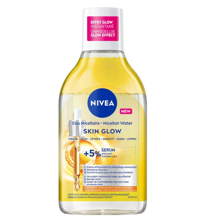 Nivea Micellair water skin glow 400ML