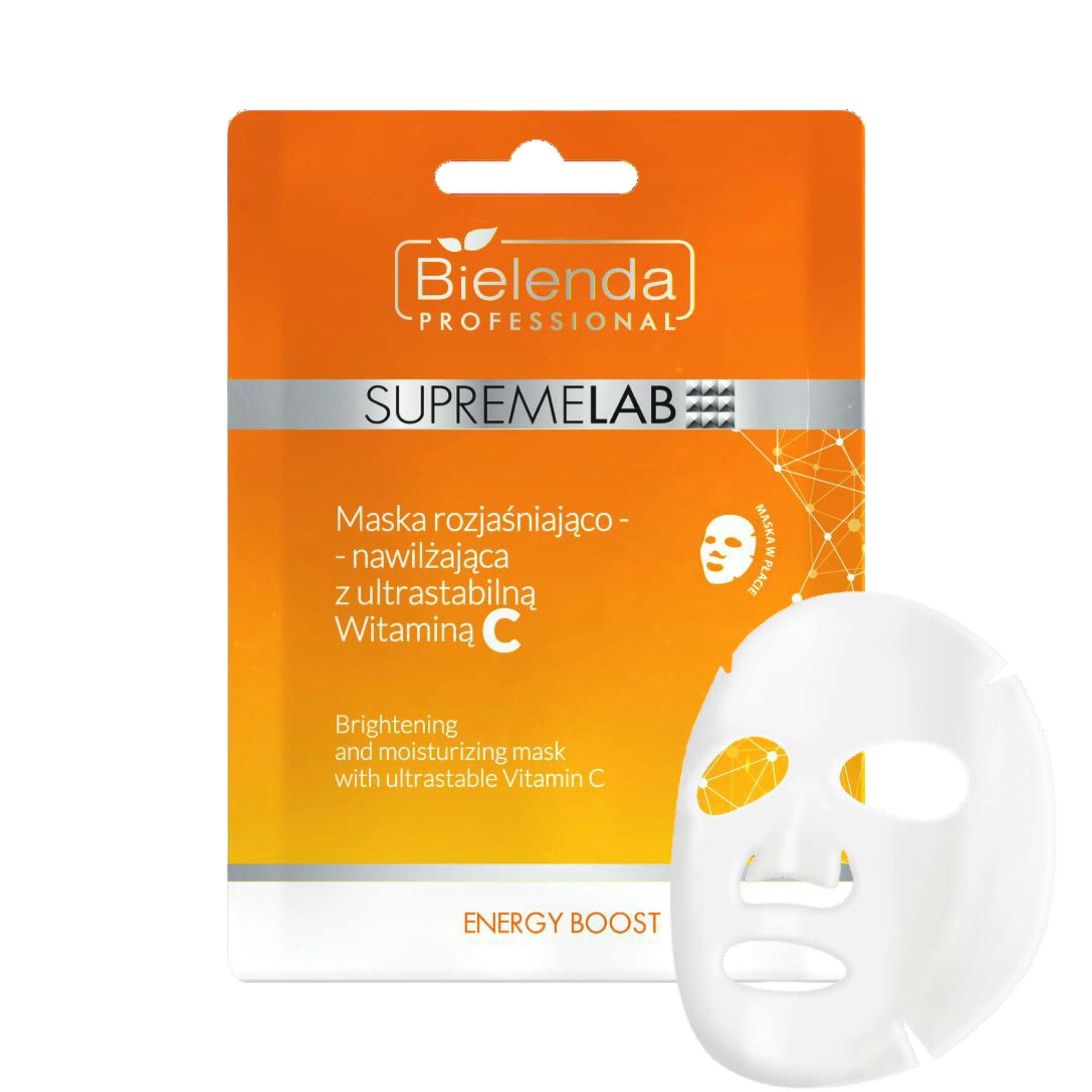 Bielenda IS Supremelab Energy Boost Brightening and Moisturizing Mask With Ultra-Stable Vitamin C 1 st