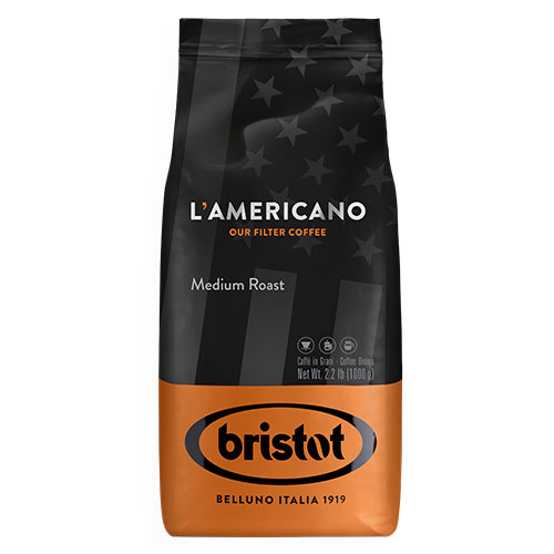 Bristot L' Americano Medium Roast bonen 1 kg