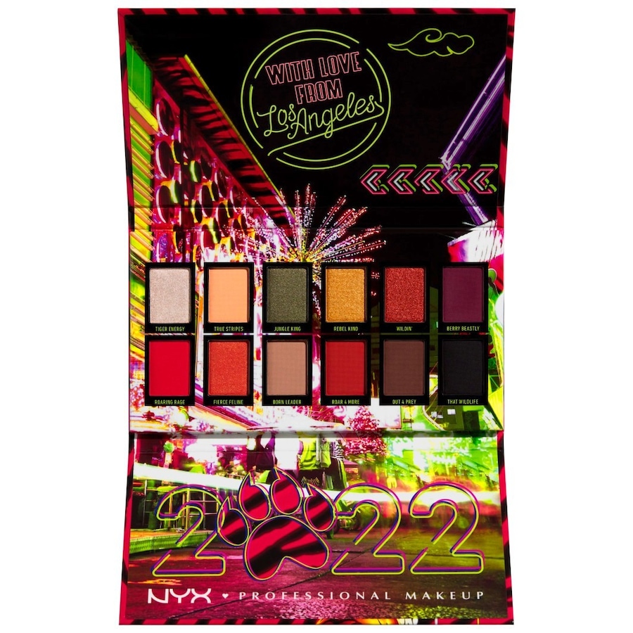 NYX Professional Makeup Lunar New Year 2022 Tiger Shadow Palette