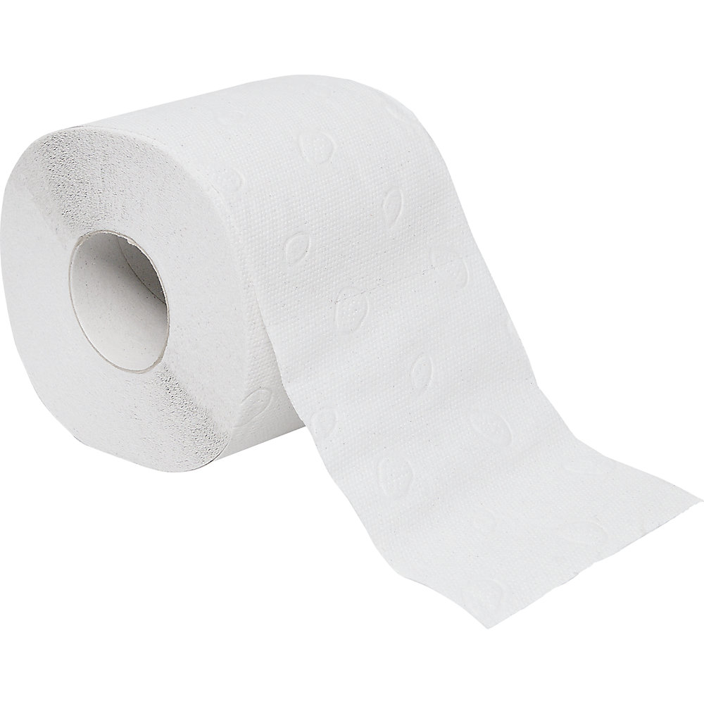 Toiletpapier, rollengte 28 m, VE = 64 stuks, 3-laags