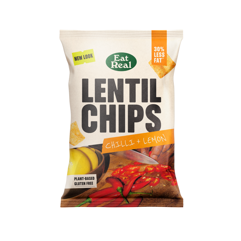 Eat Real Lentil Chips Chilli & Lemon