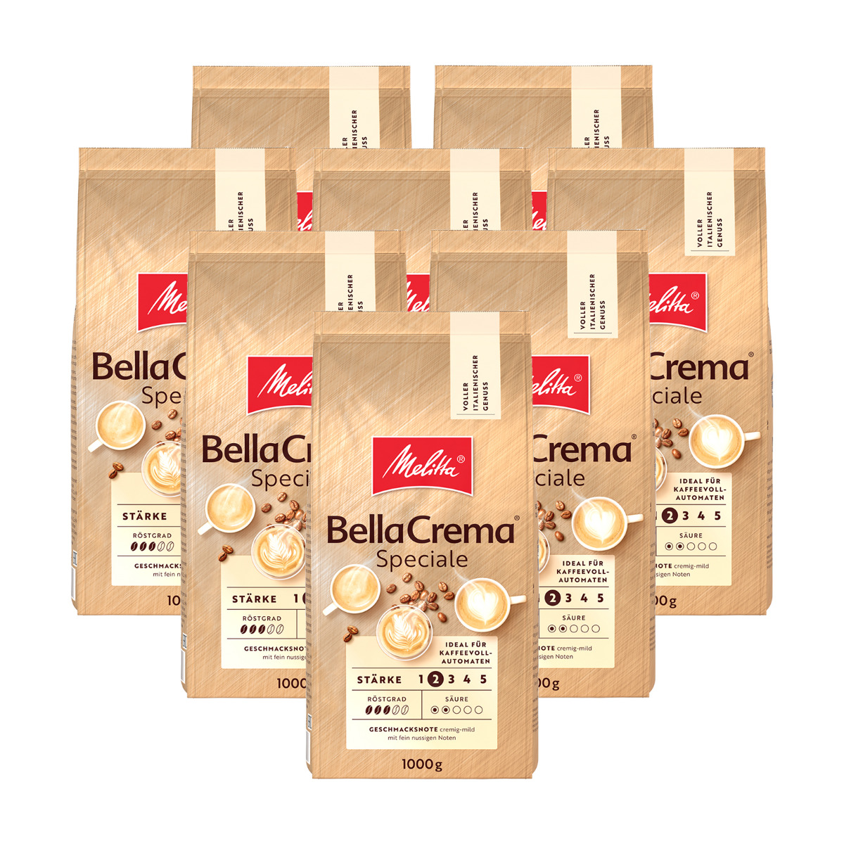 Melitta  BellaCrema Speciale Bonen - 8x 1kg