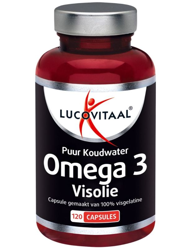 Lucovitaal Puur omega 3 koudwater visolie 120 Capsules