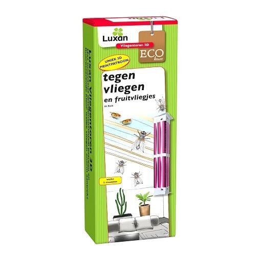 Luxan Vliegentoren 3D | Tegen vliegen en fruitvliegjes