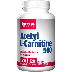 Jarrow Formulas Acetyl L-Carnitine 500, 500 mg (120 Capsules) - 