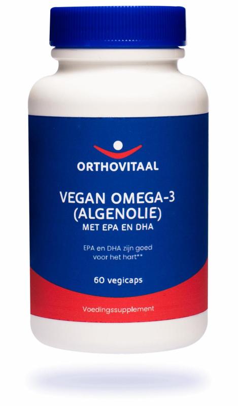 Orthovitaal Vegan omega 3 algenolie 60ca