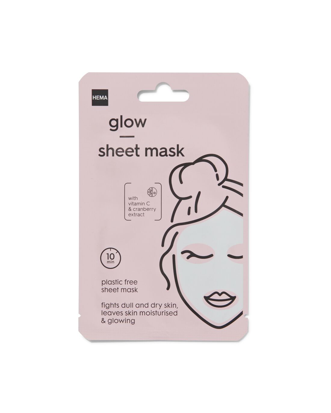 HEMA Sheet Gezichtsmasker - Glow