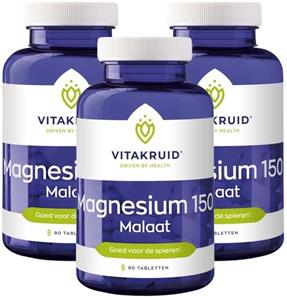 Vitakruid Magnesium 150 malaat tabletten 270 stuks