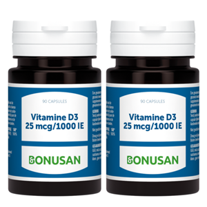 Bonusan Vitamine d3 25 mcg/1000 ie 180 Softgels