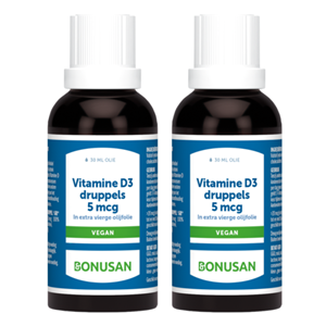 Bonusan Vitamine d3 druppels 5mcg 60ml