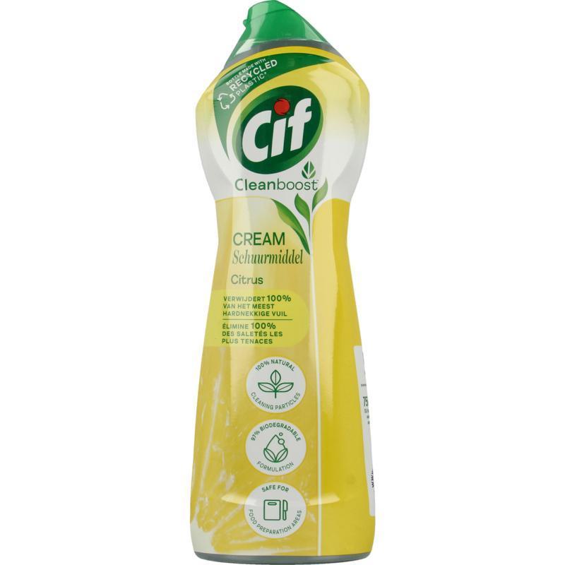 Cif Cream citroen schuurmiddel 750ML