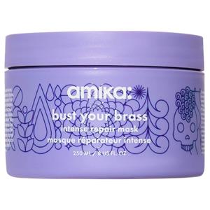 Amika bust your brass cool blonde intense repair hair mask