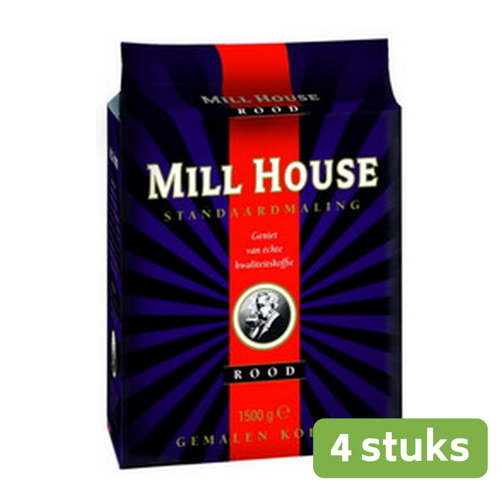 Millhouse | Rood | Zak 4 x 1,5 kg