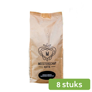 Meesterschap | Fresh Brew | Medium roast | Zak 8 x 1 kg