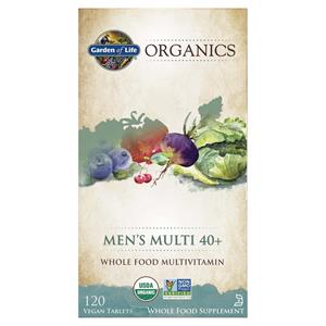 Garden of Life Organics Multivitaminen Mannen 40 - 120 tabletten