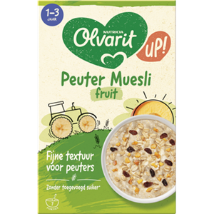 Olvarit lvarit Up! Peuter Muesli fruit 12M+ bij Jumbo