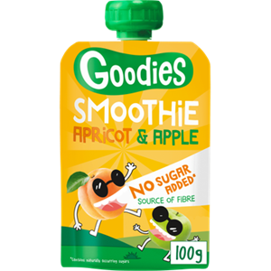 Goodies oodies Knijpfruit Smoothie Abrikoos & Appel 100g bij Jumbo