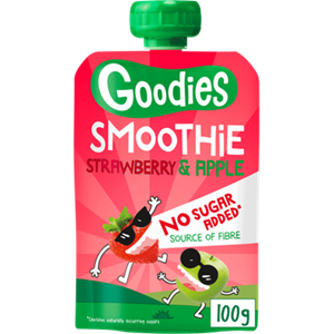 Goodies oodies Knijpfruit Smoothie Aardbei & Appel 100g bij Jumbo