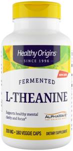 Healthy Origins L-Theanine 200 mg (AlphaWave) 180 capsules