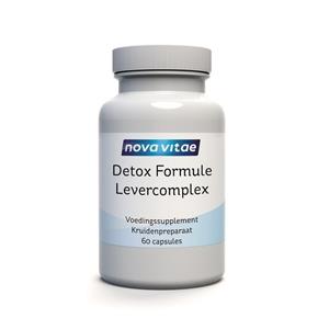 Nova Vitae Detox formule levercomplex 60 Vegan Capsules