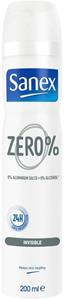 Sanex Zero% invisible deo spray 200 ML