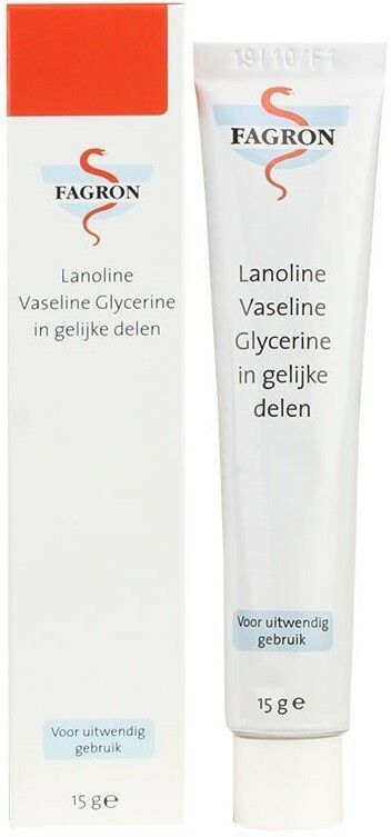 Fagron Lanoline vaseline glycerine in gelijke delen 15 Gram