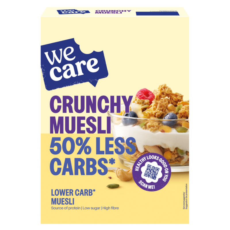 WeCare Lower carb crunchy muesli 1x325gr