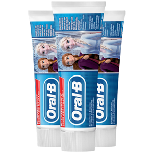 Oral-B Kids 3+ Frozen Tandpasta - 3 x 75 ml