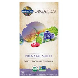 Garden of Life Organics Prenatale Multivitaminen - 90 tabletten