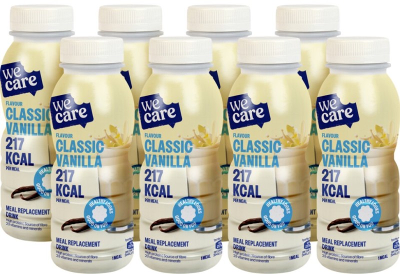 WeCare Meal replacement drink classic vanilla 8x236ML