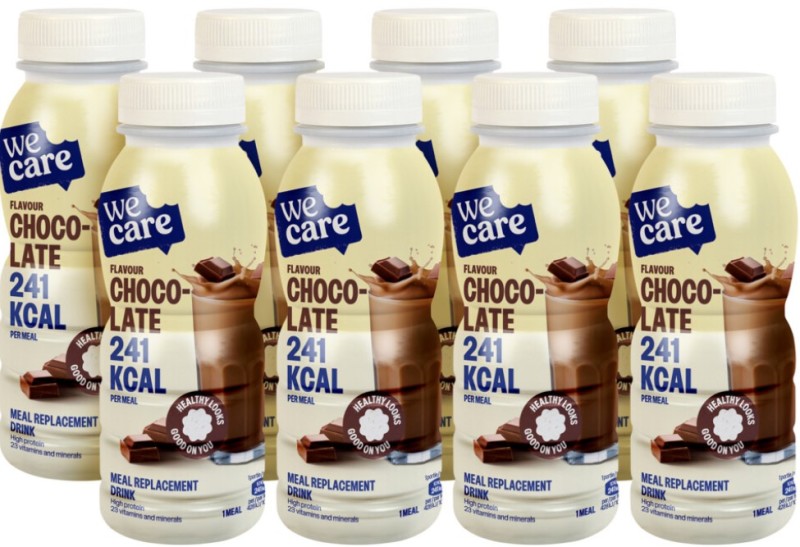 WeCare Meal replacement drink chocolate 8x236ML