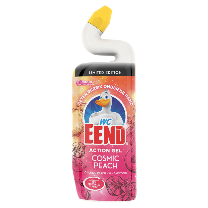 Wc Eend Toiletreiniger action gel cosmic peach 750 ML