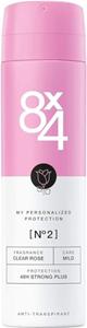 8X4 Deospray - no.2 clear rose 150ML