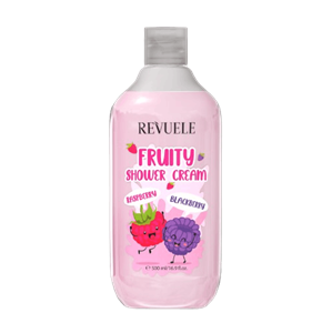 Revuele Fruity Shower Cream Raspberry And Blackberry 500 ml