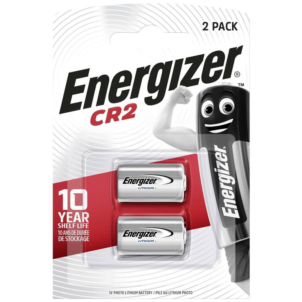 Energizer E300783805 CR2 Fotobatterij Lithium 800 mAh 3 V 2 stuk(s)