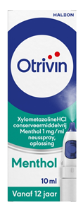 Otrivin Menthol Xylometazoline HCI 1 mg/ml Neusspray