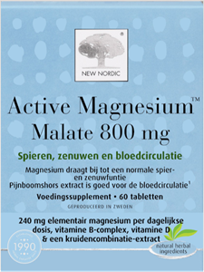 New Nordic Active Magnesium Malate 800mg Tabletten