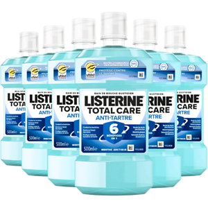 Listerine Total Care Anti-Tandsteen 6-in-1 Mondwater - 6 x 500 ml