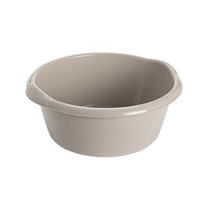 Hega Hogar Kunststof teiltje/afwasbak rond 25 liter zacht beige -