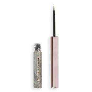 makeuprevolution Makeup Revolution Super Flick Liquid Eyeliner 2.4ml (Various Shades) - Silver