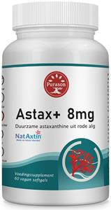 Astaxanthine Astax+ 8 mg 60 softgel capsules