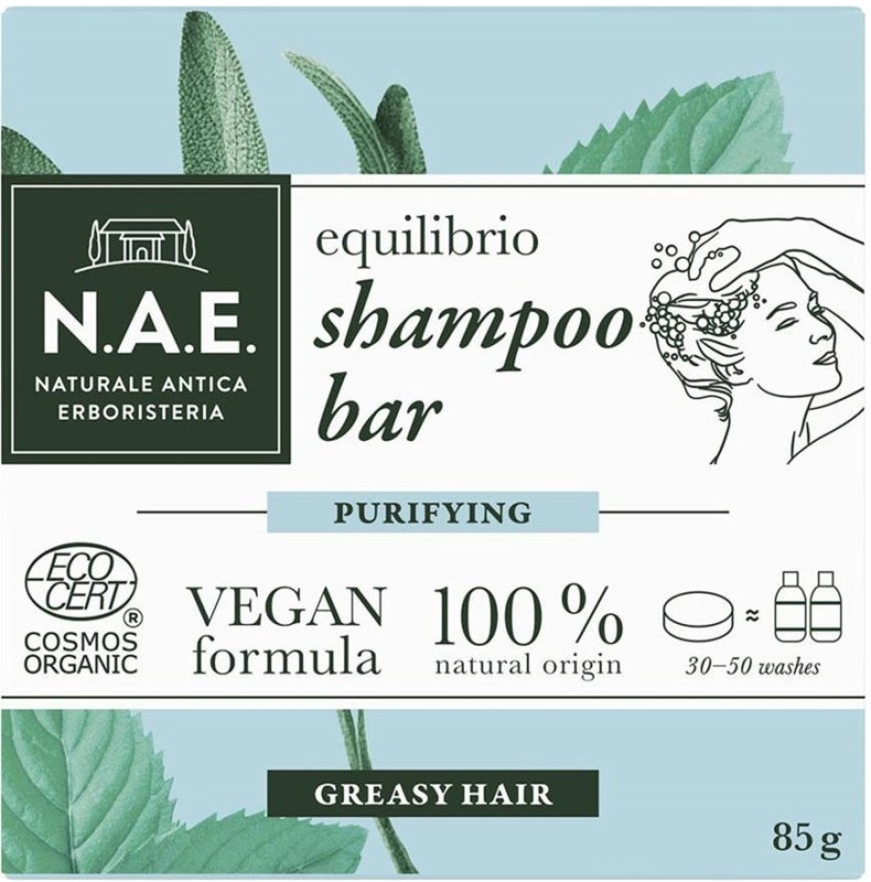 NAE Equilbrio shampoo bar purifying vet haar 85g