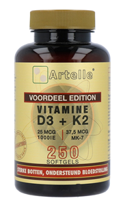 Artelle Vitamine D3 & K2 Softgels