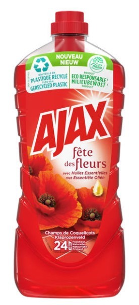 Ajax Allesreiniger fleurs rode bloemen 1250ML