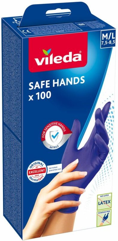 Vileda Safe hands handschoenen 100 Stuks