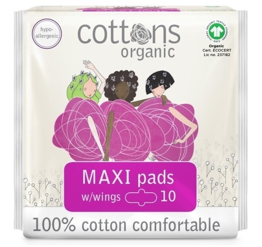 Cottons Maandverband maxi super 10 Stuks