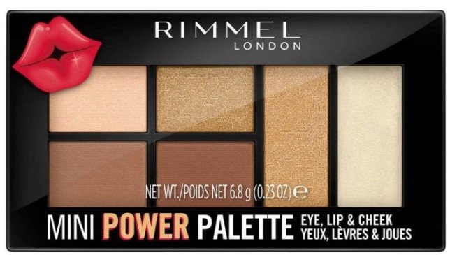 Rimmel London Mini power palette 002 sassy oogschaduw 6,8G