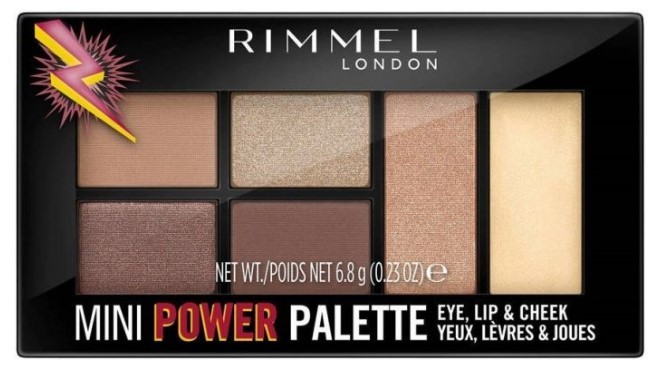 Rimmel London Mini power palette 001 fearless oogschaduw 6,8G